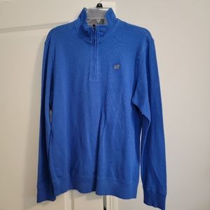 Old Navy Mens medium, quarter zip top in blue